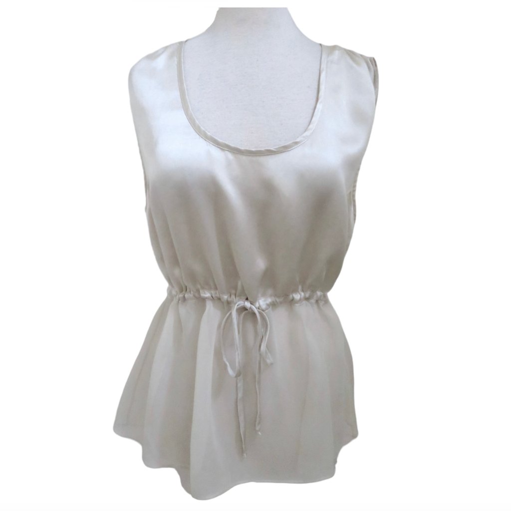 Society For Rational Dress Silk Tank Top Sz M/L